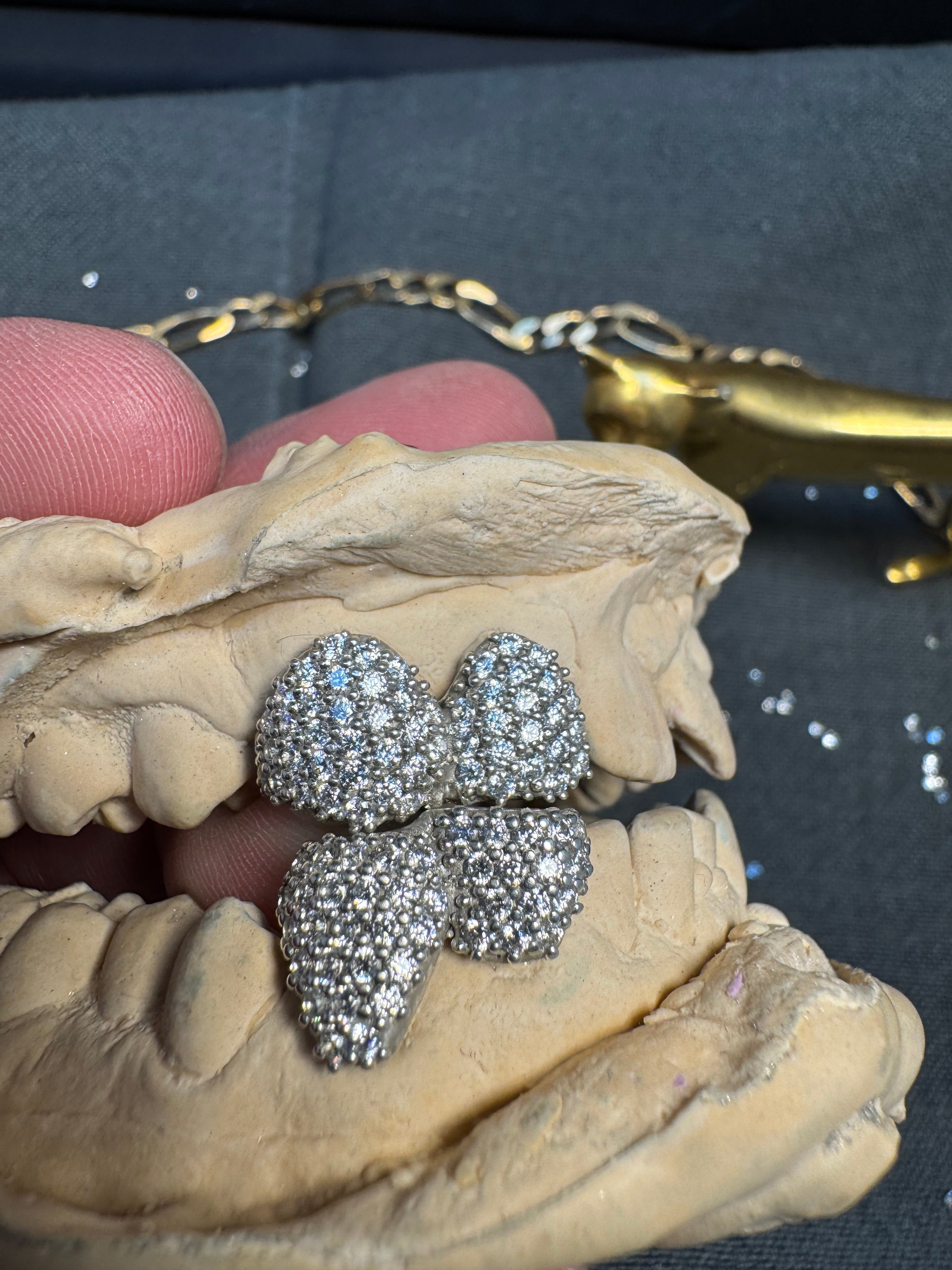 4 éléments diamants de laboratoire